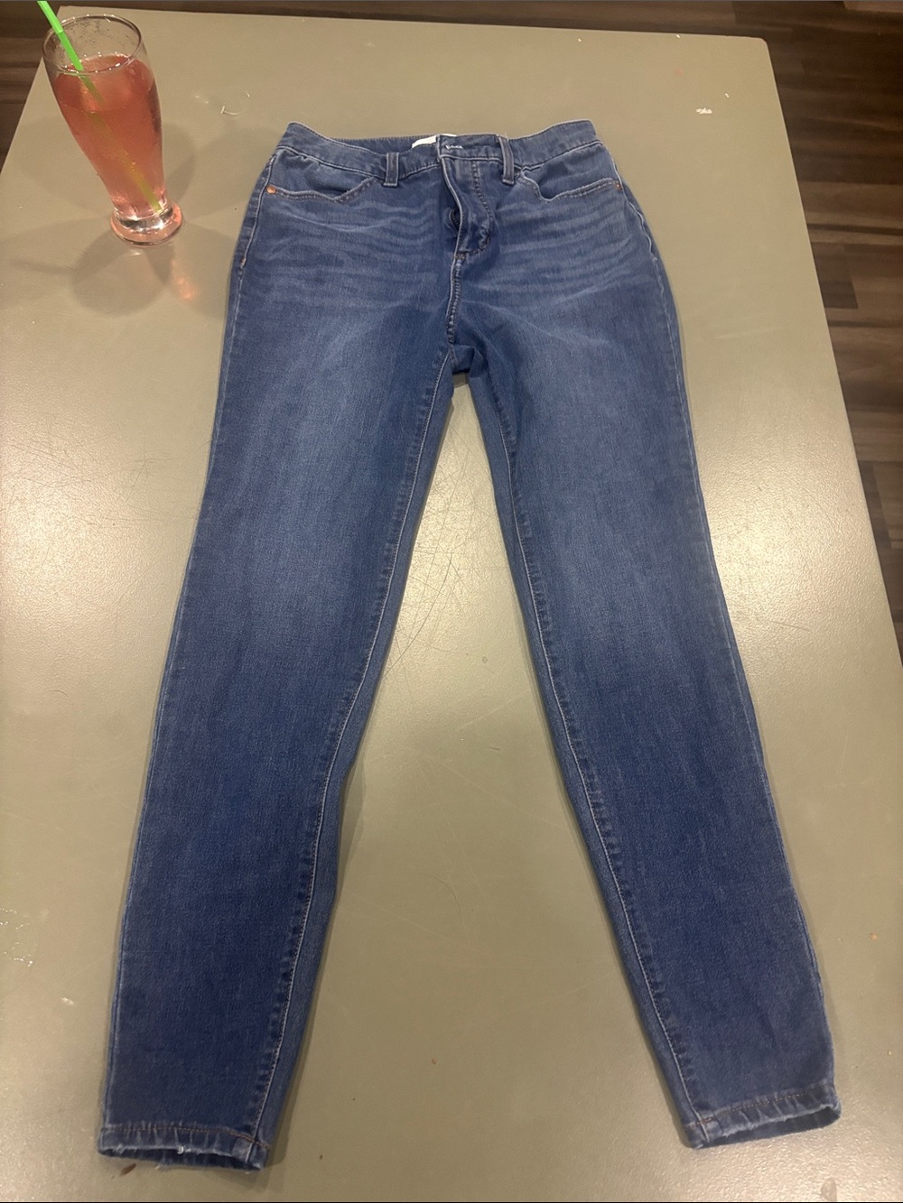 LC Lauren Conrad Skinny Jeans in Blue Wash